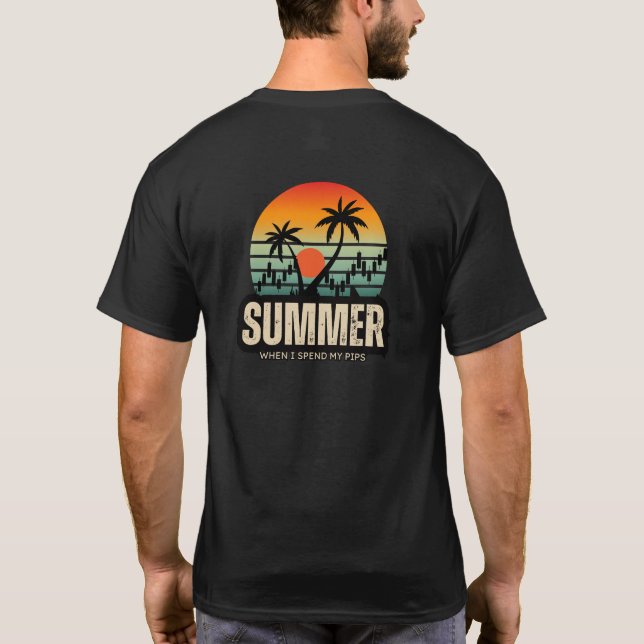 Trader design | Summer | Funny T-Shirt (Rückseite)