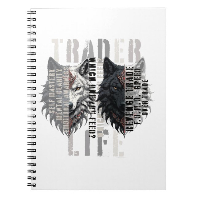 Trader life | Wolf | Both sides Notizblock (Vorderseite)