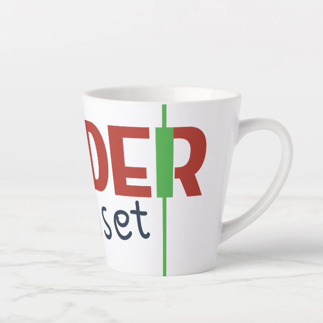 Trader Mindset – Discipline, Focus, Trading Psycho Milchtasse (Rechts)