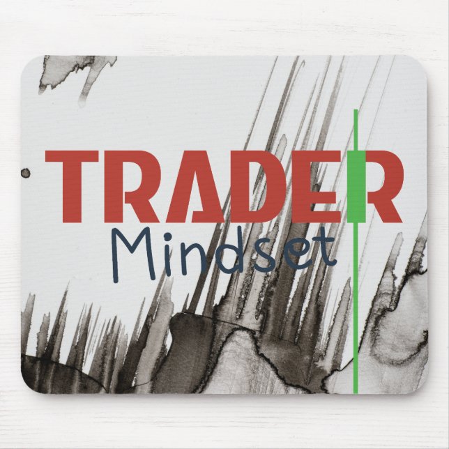Trader Mindset – Discipline, Focus, Trading Psycho Mousepad (Vorne)