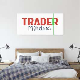 Trader Mindset – Discipline Focused Trading Leinwanddruck
