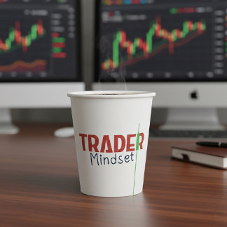 Trader Mindset – Discipline Focused Trading Pappbecher