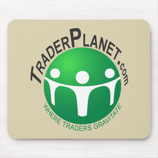 TraderPlanet.com mousepad mit "verworfenem" Logo (Vorne)