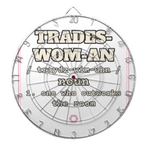 Trades-Wom-An — Dartscheibe