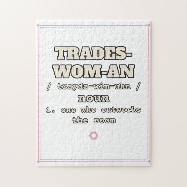 Trades-Wom-An — Puzzle (Vertikal)