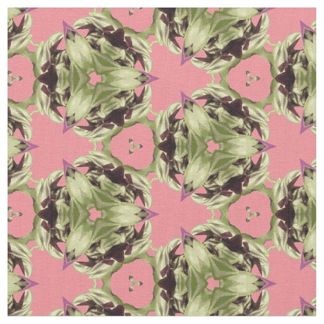 Tradescantia Kaleidoscope Stoff (Nahaufnahme)
