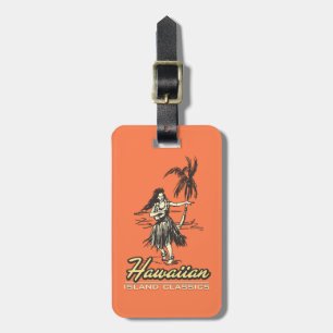 Tradewinds Hawaiian Island Hula Girl Bright Gepäckanhänger
