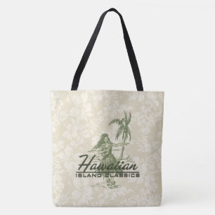 Tradewinds Hawaiian Island Hula Hibiscus Beach Sac