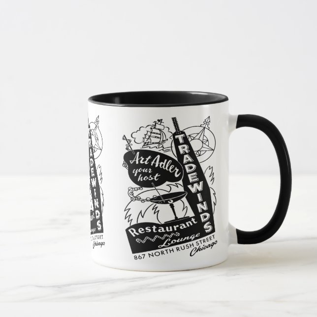 Tradewinds Restaurant and Lounge, Chicago, IL Tasse (Rechts)