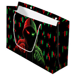 Trading Chart Pattern Streetwear rote grüne Kerze Große Geschenktüte