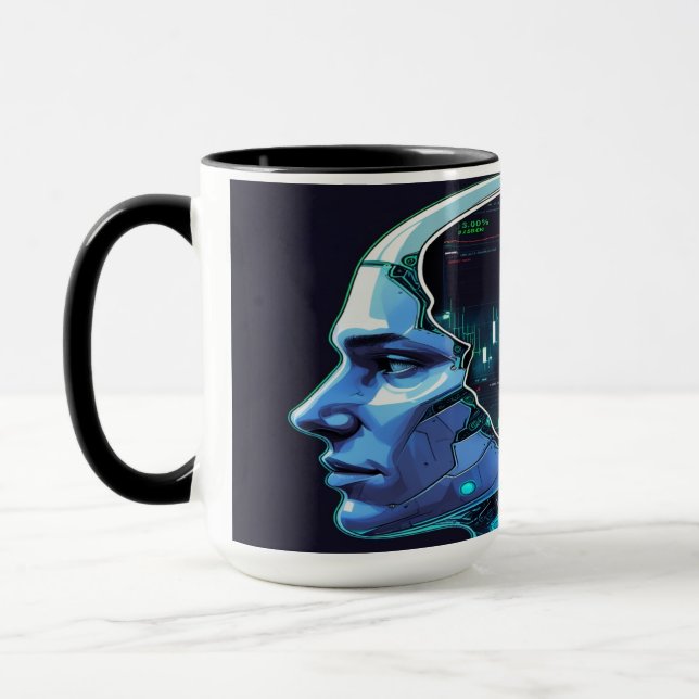 Trading Mind Power Café Mug - Combustible Votre Ma (Gauche)