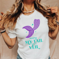 Trading Tail For Veil Mermaid Bachelorette Party