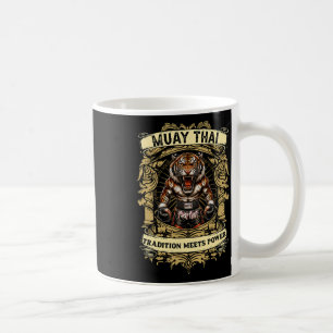 Tradition trifft auf Kraft - Kickboxen und Muay Th Kaffeetasse