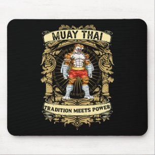 Tradition trifft auf Kraft - Kickboxen und Muay Th Mousepad