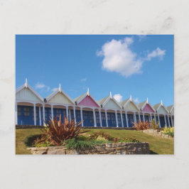 Traditional British Beachhuts Postkarte