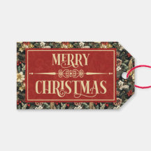 Traditional Christmas Pine Floral Holiday 