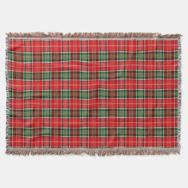 Traditional Christmas Plaid Decke (Vorderseite)