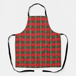 Traditional Christmas Plaid Schürze