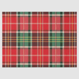 Traditional Christmas Plaid Seidenpapier