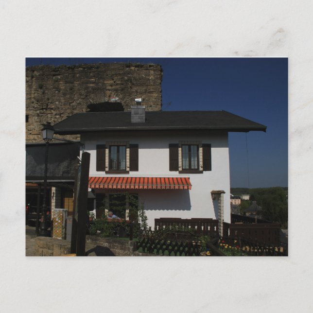 Traditional house in Luxembourg, Luxembourg Postkarte (Vorderseite)