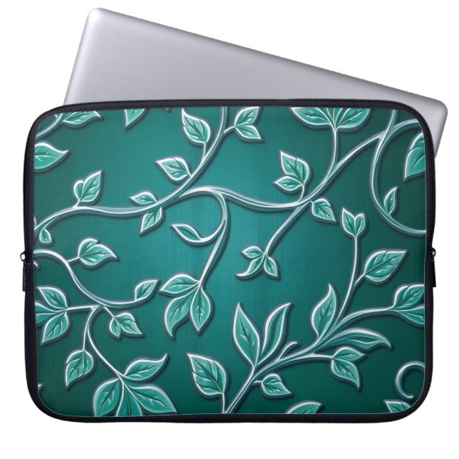 Traditional Islamic Botanical Pattern Laptopschutzhülle (Vorderseite)