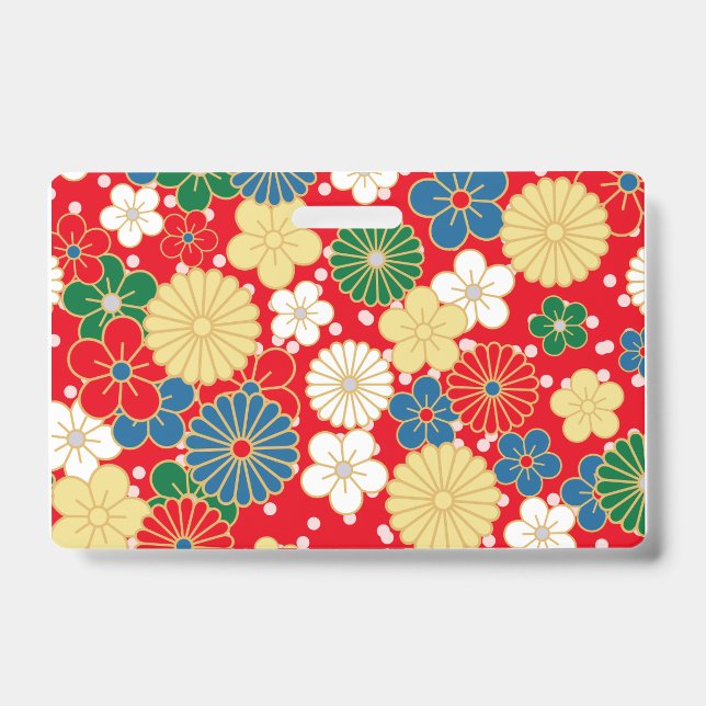 Traditional Japanese Patterns Ausweis (Vorderseite)