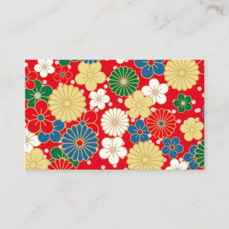 Traditional Japanese Patterns Visitenkarte