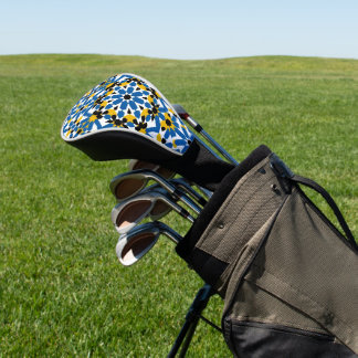 Traditional Moroccan Zellige Mosaic Geometric Golf Headcover