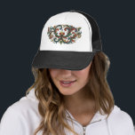 Traditional Norwegian Rosemaling Floral Folk Art  Truckerkappe<br><div class="desc">Embrace the timeless beauty of Scandinavia with this exquisite Norwegian Rosemaling baseball cap. Featuring intricate floral scrolls and traditional folk art patterns, this design brings 18th-century heritage into modern street style. Whether you're celebrating your Nordic roots or you simply love unique artistic accessories, this hat is the perfect blend of...</div>