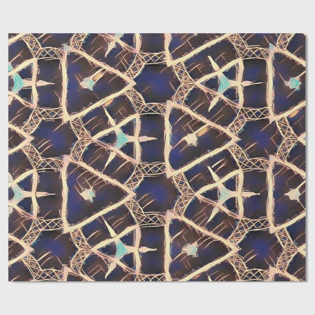 traditional pattern geschenkpapier (Flach)