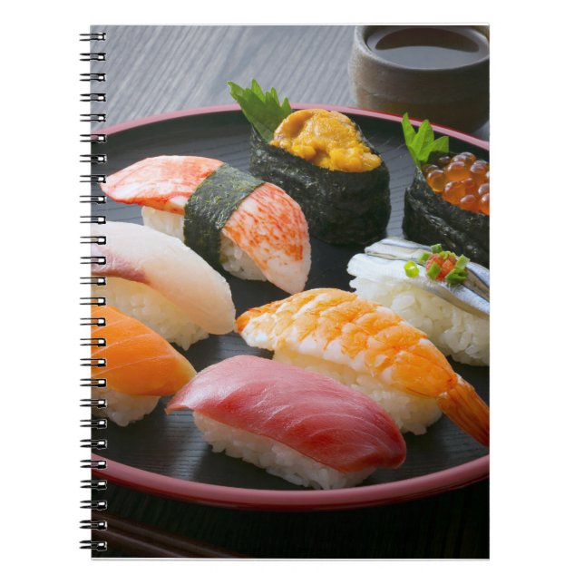 Traditional Sushi Art Notebook – SUSHIMI Collectio Notizblock (Vorderseite)