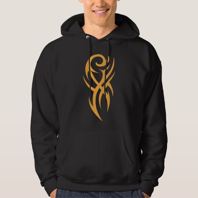 Traditional Tattoo Art Inspired Design Hoodie (Vorderseite)