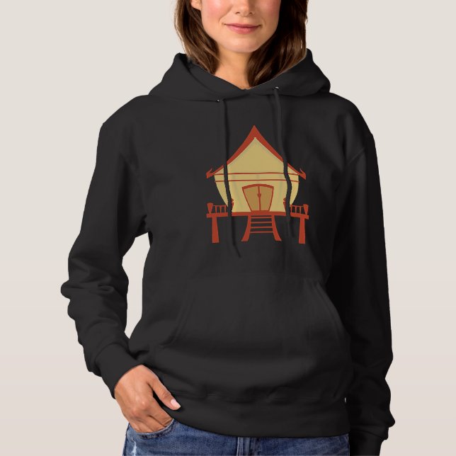 Traditional Thai House Hoodie (Vorderseite)