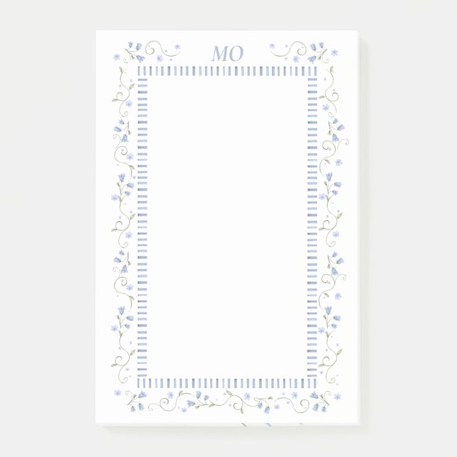 Traditionell Blau | Post-it-Notizen Post-it Klebezettel (Vorderseite)