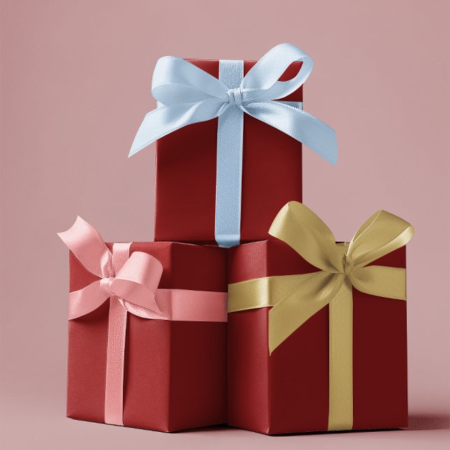 Traditionell - Dunkelrot - Papierblätter Geschenkpapier Set (Von Creator hochgeladen)