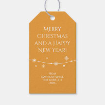 Traditionell - Golden Orange - Snowflake-Geschenke
