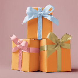 Traditionell - goldfarbene Orangenumhüllungspapier Geschenkpapier Set