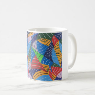 Traditionelle abstrakte Malerei Kaffeetasse