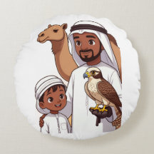 Traditionelle arabische Falkenjagd