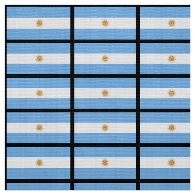 Traditionelle Argentinien-Flagge Stoff (Muster)