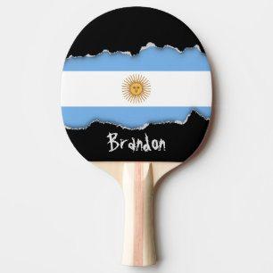 Traditionelle Argentinien-Flagge Tischtennis Schläger