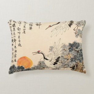 Traditionelle asiatische Malerei: klassische Kunst Dekokissen