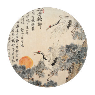 Traditionelle asiatische Malerei: klassische Kunst Schneidebrett