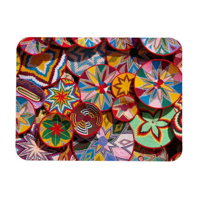 Traditionelle äthiopische Körbe Magnet (Horizontal)