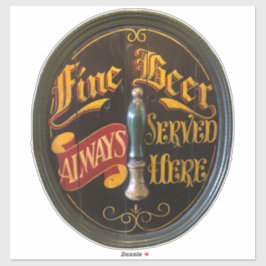 Traditionelle Bar für Real Ale oder Bier Pub Aufkleber