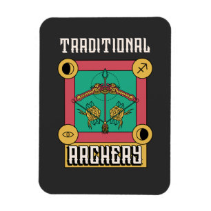 Traditionelle Bogenschießen Magnet