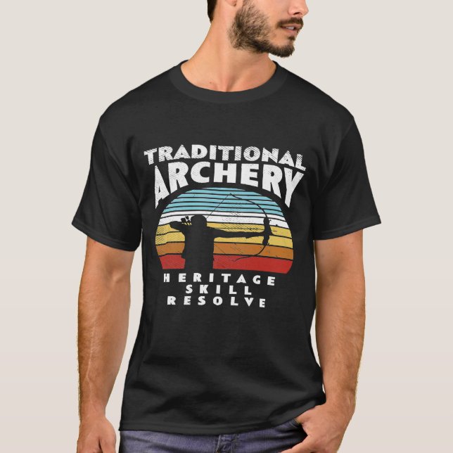 Traditionelle Bogenschießen T-Shirt (Vorderseite)