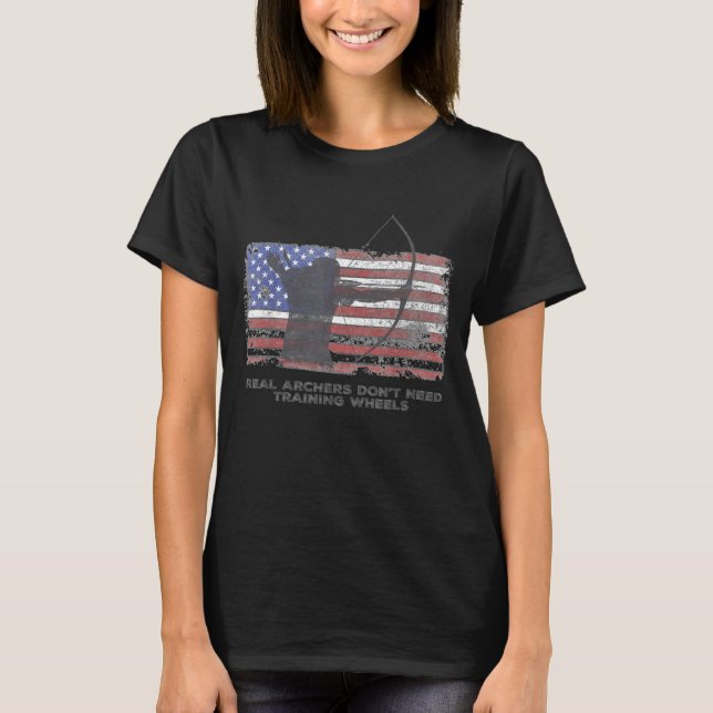Traditionelle Bogenschütze brauchen keine Ausbildu T-Shirt (Vorderseite)