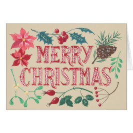 Traditionelle botanische Weihnachten