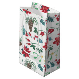 Traditionelle botanische Weihnachten Kleine Geschenktüte